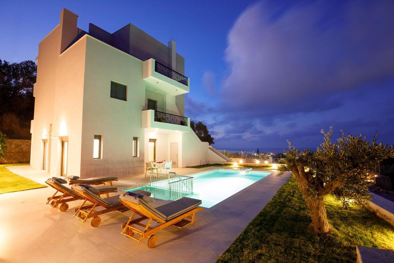 Apartment Tilio - New Apartment With Private Pool 1400M From The Beach Rethymno  Екстер'єр фото