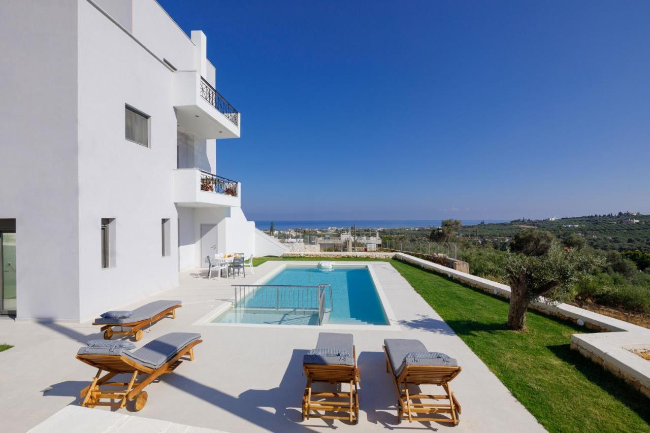 Apartment Tilio - New Apartment With Private Pool 1400M From The Beach Rethymno  Екстер'єр фото